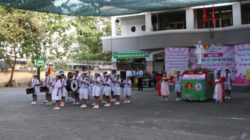 Hội thi Nghi thức Đội thiếu niên tiền phong Hồ Chí Minh và Liên hoan “Tiếng kèn Đội ta” Quận 4 Năm học 2018 - 2019 